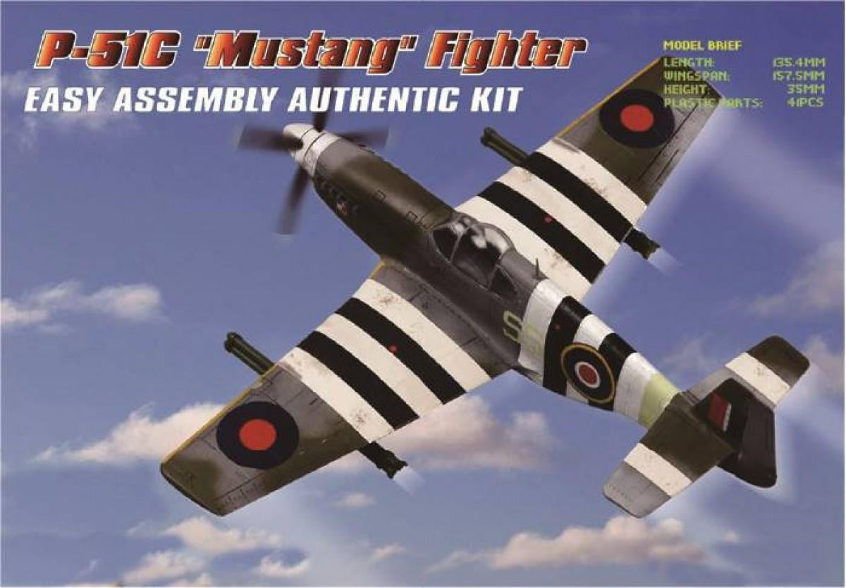 HobbyBoss 1/72 P-51C Mustang Easy Kit 80243
